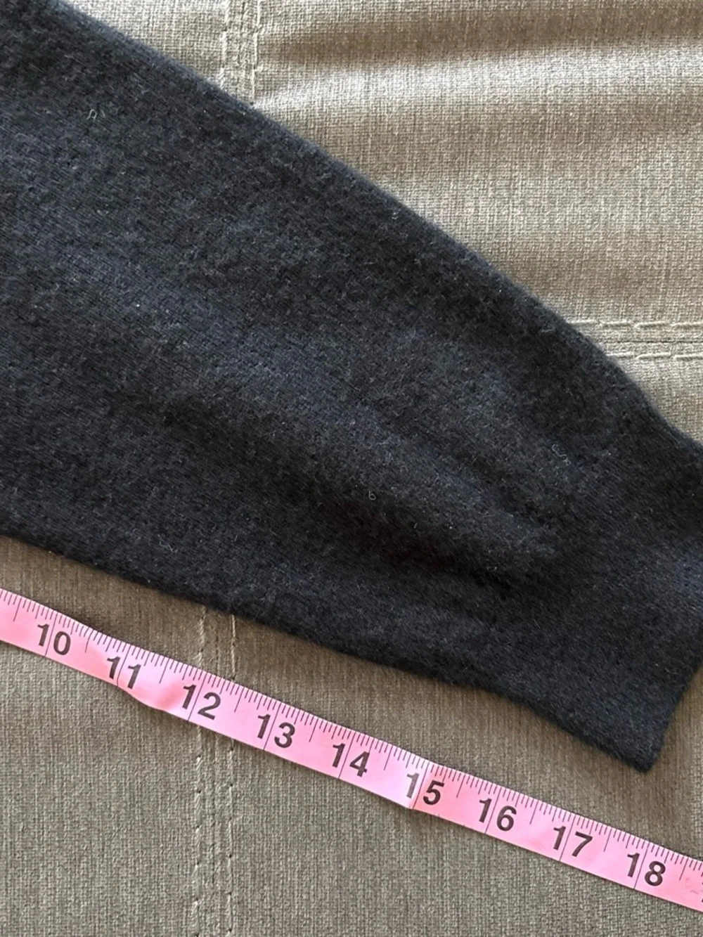 Dunning golf all season quarter zip sweater black cashmere man’s. XL_7